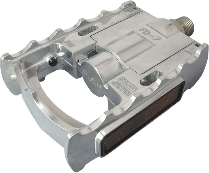 MKS FD-7 Folding Bicycle Pedals with Integrated Reflectors - Lightweight and Sturdy Design for Urban Commuting - Image 1